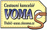 Logo cestovné kancelárie: Voma